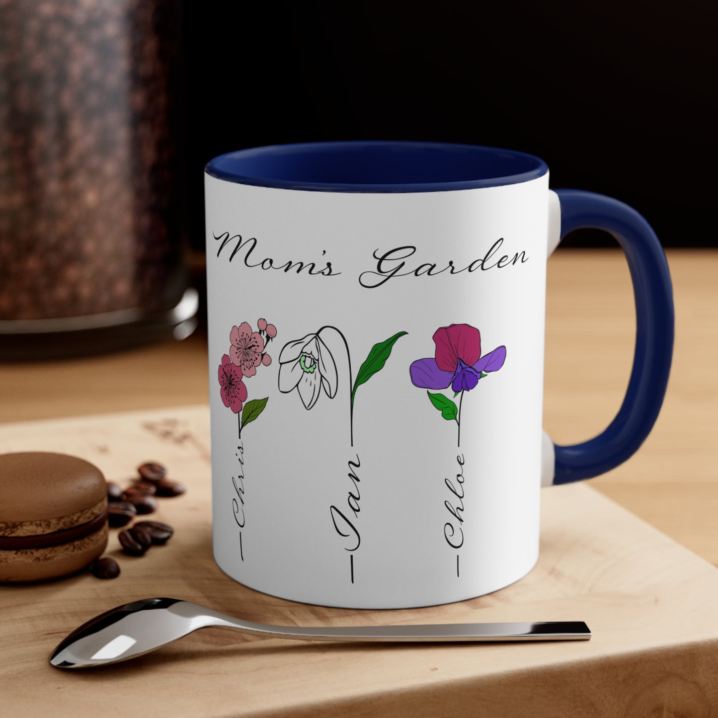 Personalized Birth Flower Mug