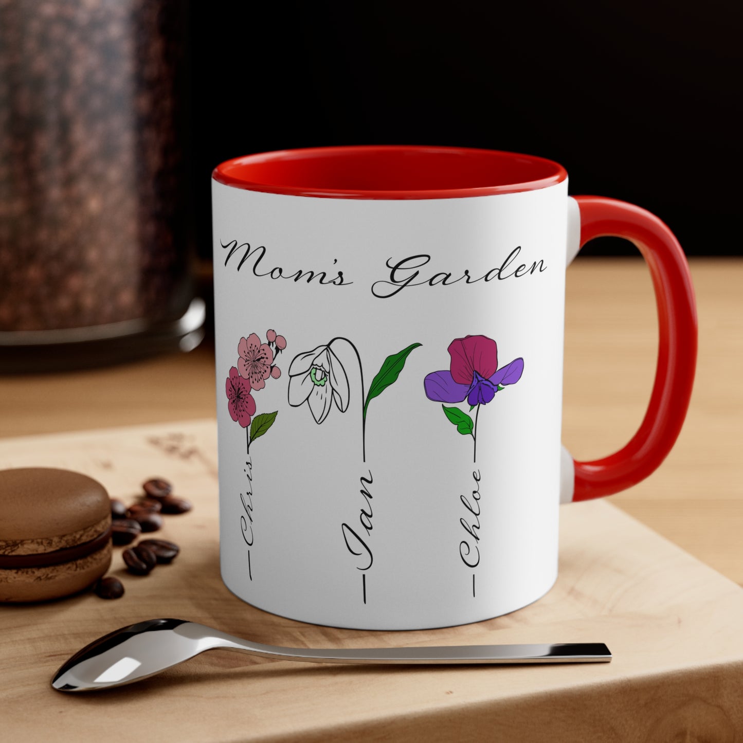 Personalized Birth Flower Mug