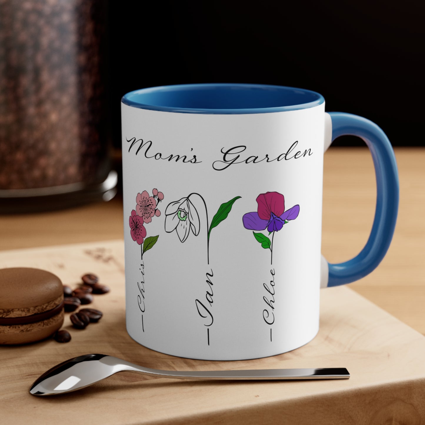 Personalized Birth Flower Mug