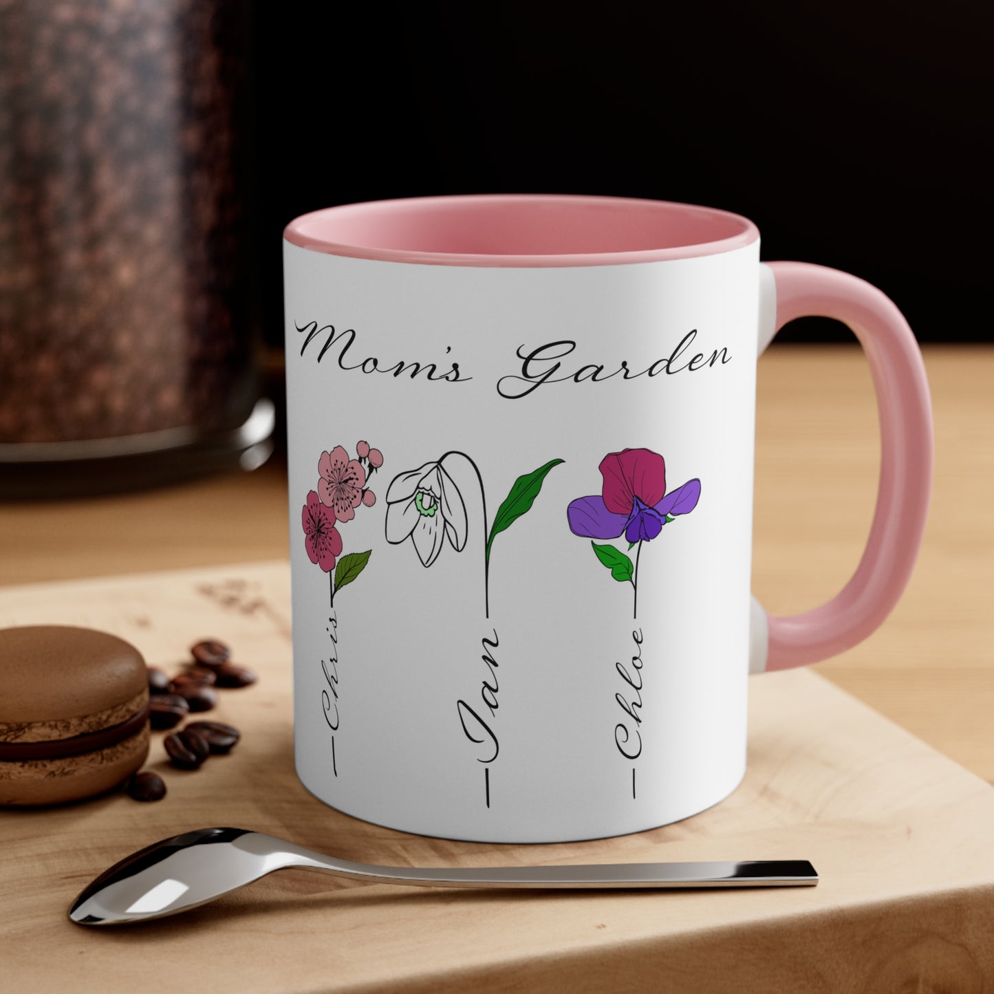 Personalized Birth Flower Mug