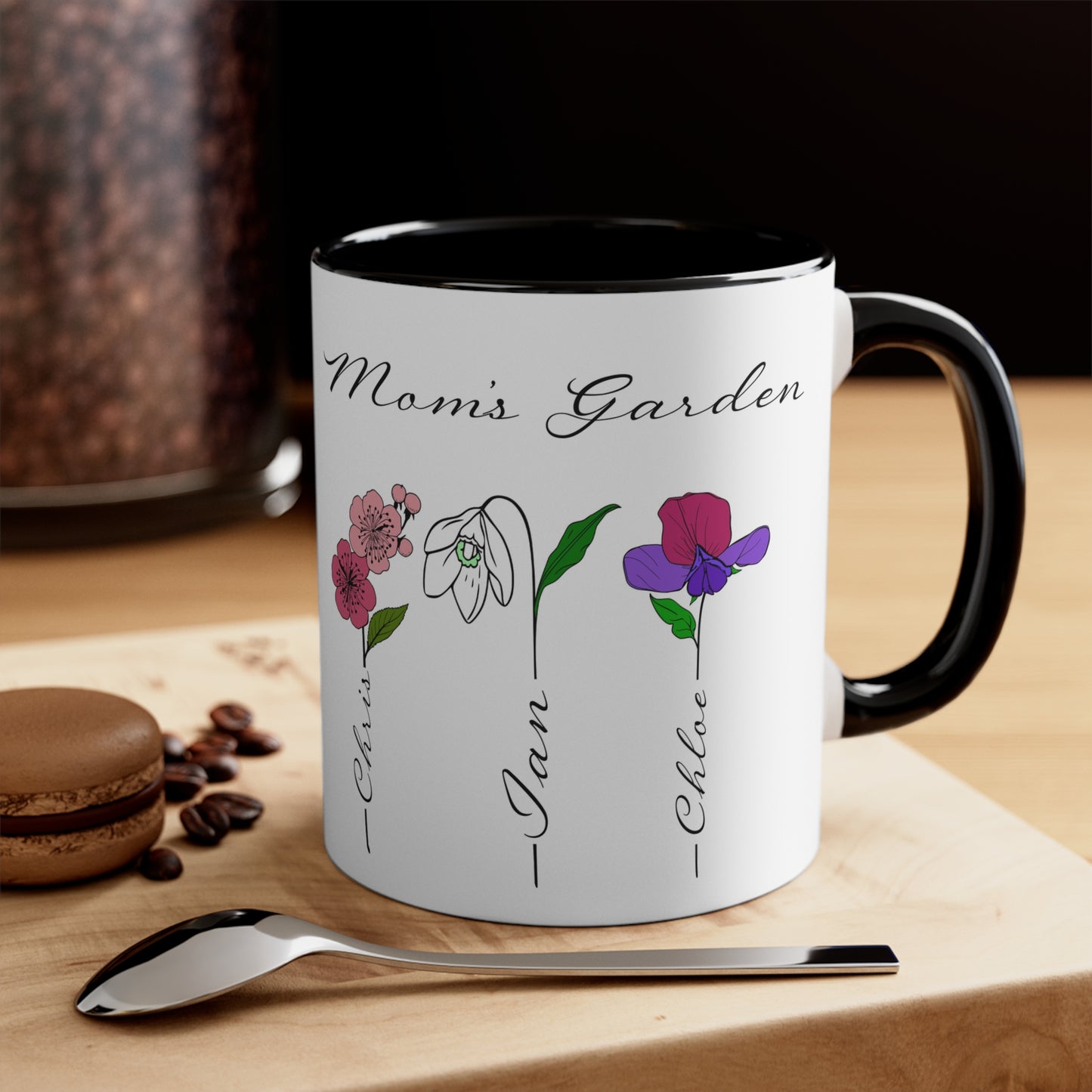 Personalized Birth Flower Mug