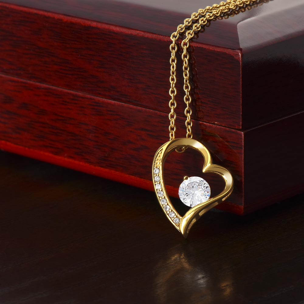 To My Amazing Mom Forever Love Necklace