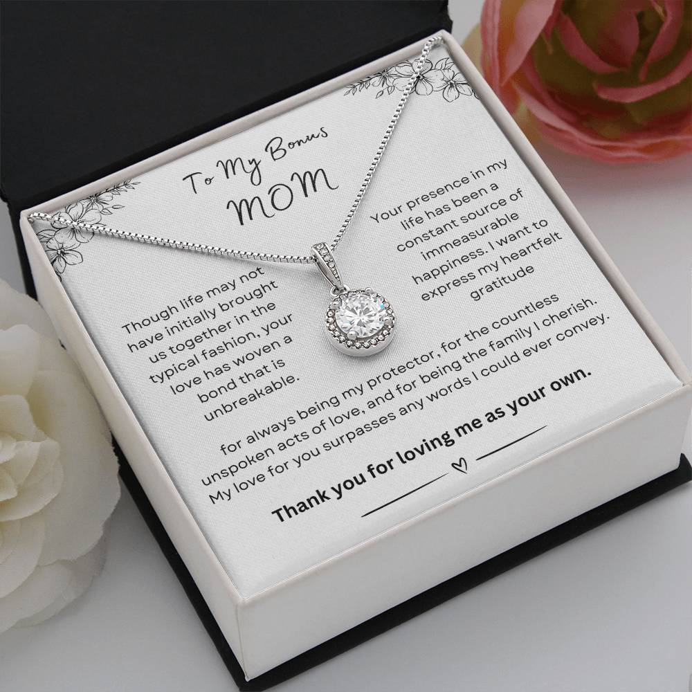 To My Bonus Mom Eternal Hope Necklace