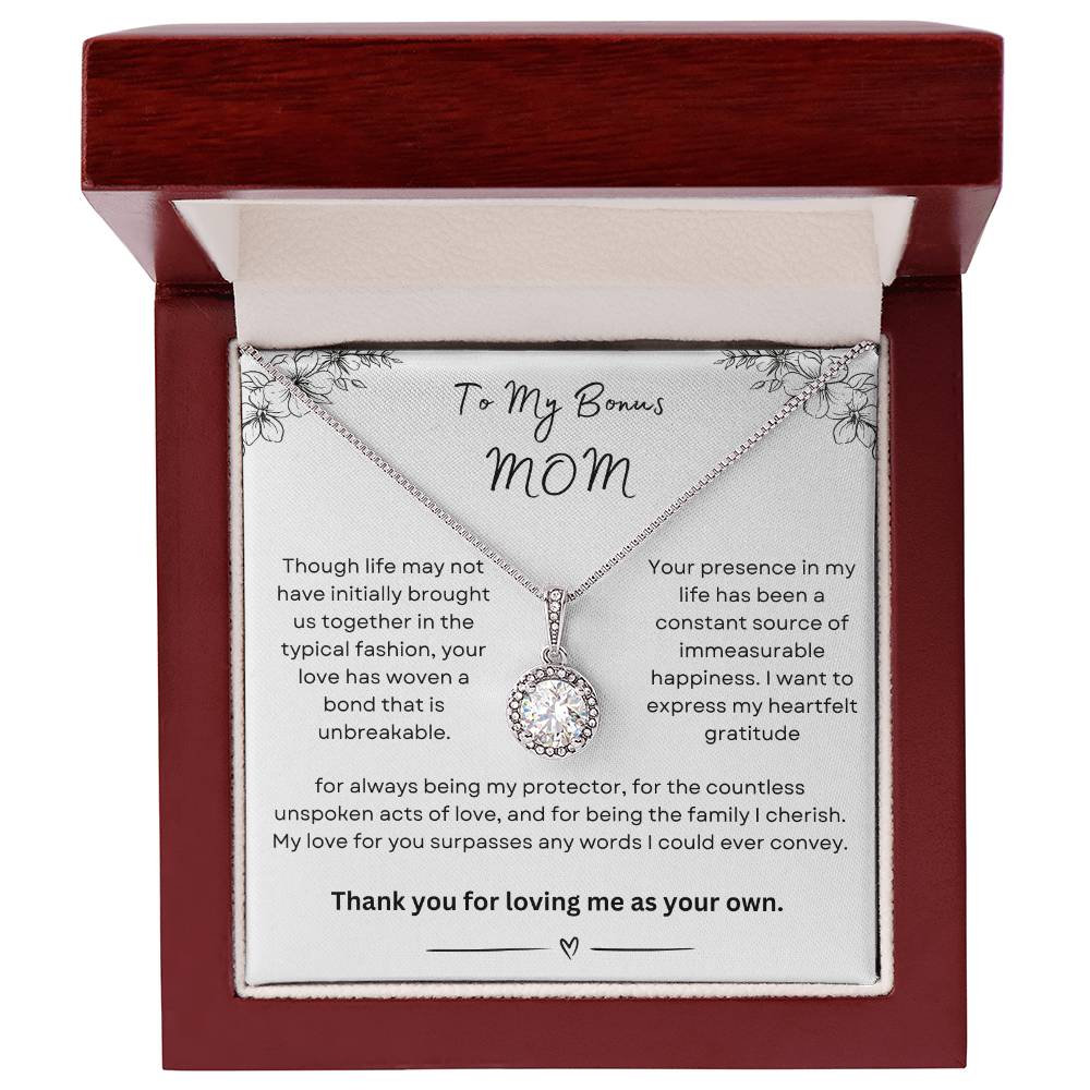 To My Bonus Mom Eternal Hope Necklace