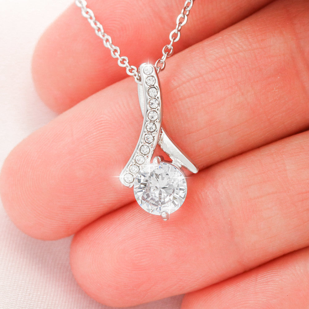 To My Bonus Mom Alluring Beauty Necklace