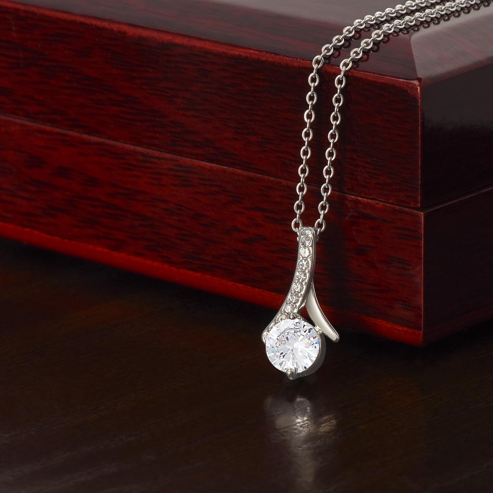 To My Bonus Mom Alluring Beauty Necklace