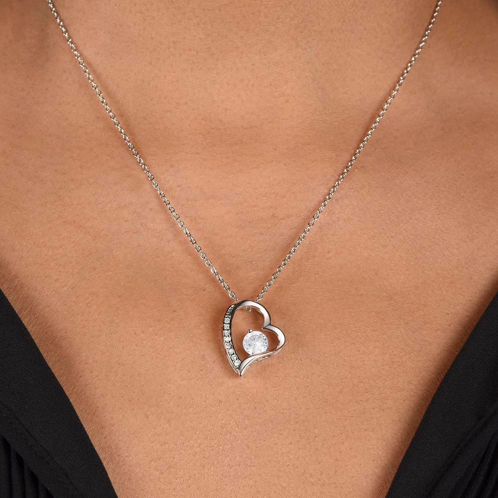 To My Amazing Mother Forever Love Necklace